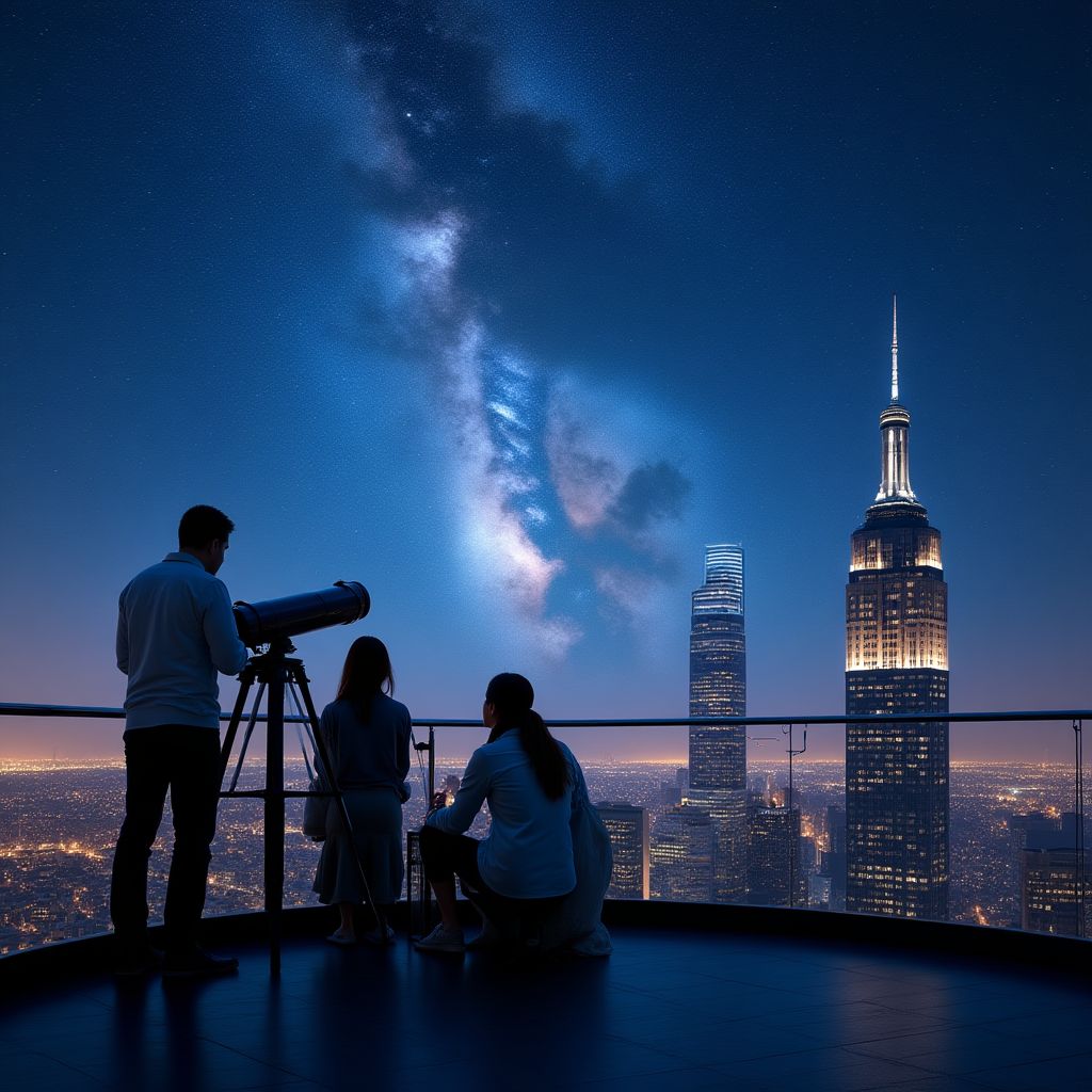 Observatoire sur le toit