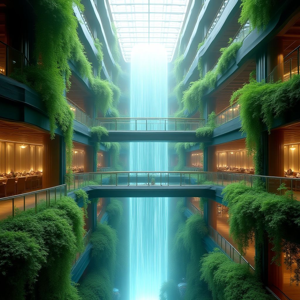 Atrium de l'hôtel